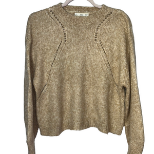 Mango Tan Sweater for Women